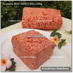 Australia beef mince plain 75CL daging sapi giling frozen price/pack 500gr